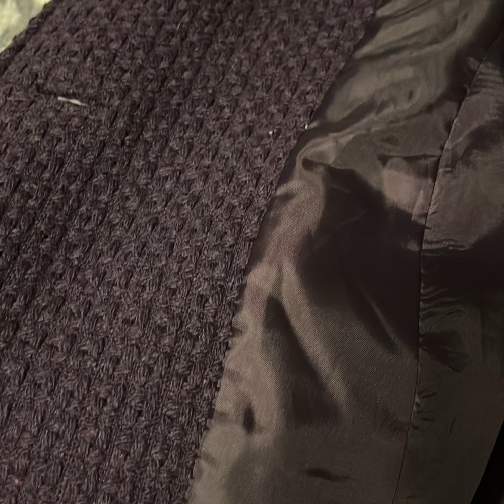 Zara TRF Purple Tweed Jacket - Picture 6 of 12